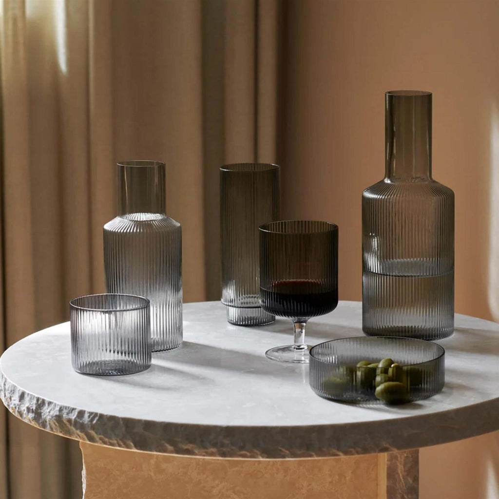 Ferm Living Ripple Wine Glasses - Set of 2