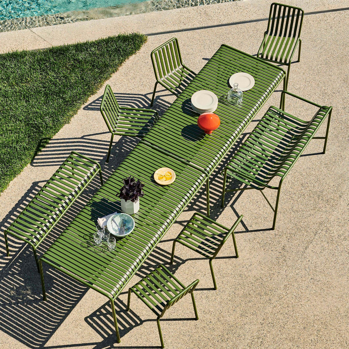 HAY Palissade Extended Garden Dining Tables