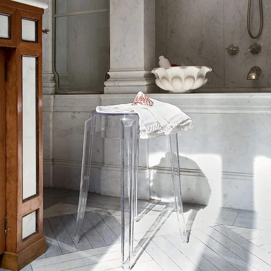 Kartell Charles Ghost Garden Stool