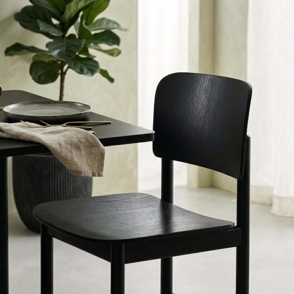 Fredericia Plan Wood Dining Chair