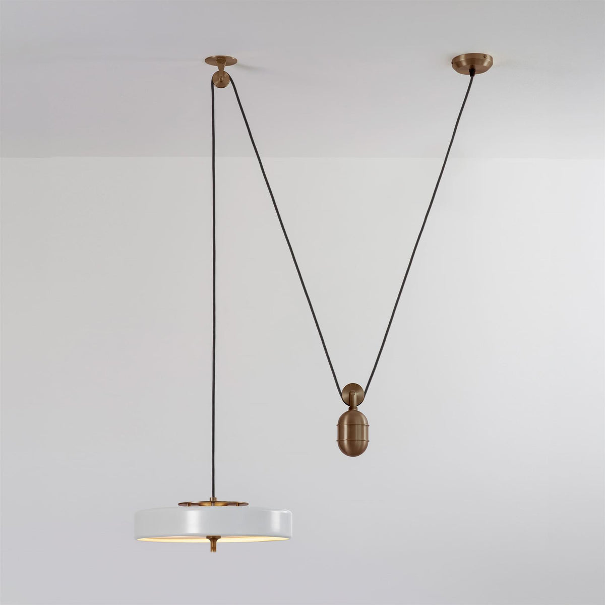 Bert Frank Revolve Rise And Fall Pendant Light