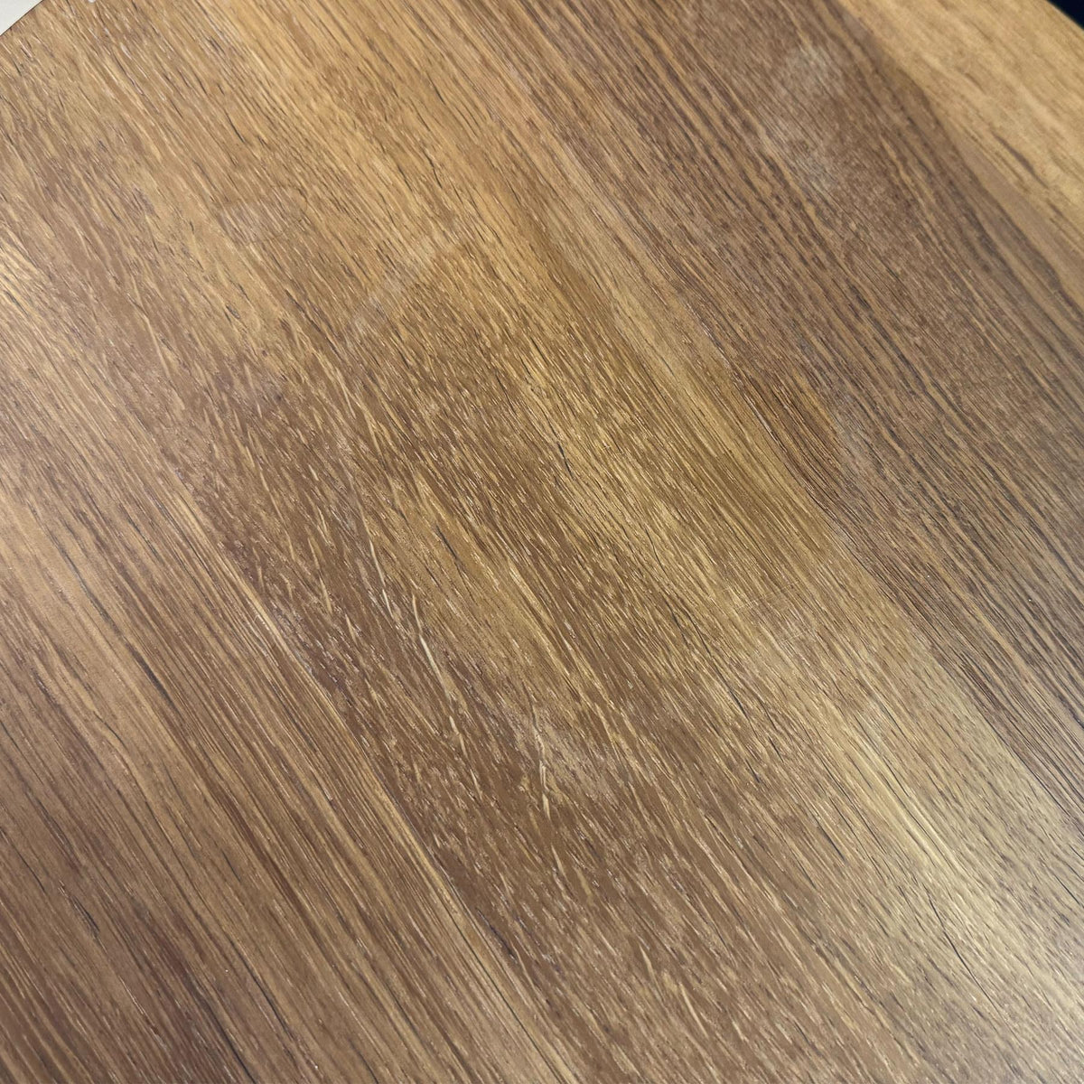 Ex-Display DK3 Plateau Coffee Side Table - Smoked Oak, Diameter : 50 x 35cm **STORE COLLECTION**