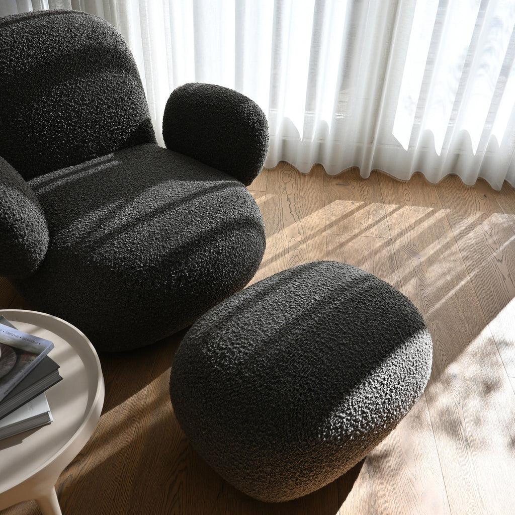 101 Copenhagen Toe Armchair Flat with Ottoman