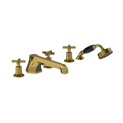 Lefroy Brooks Mackintosh Five Hole Bath Set with Diverter & Pull Out Shower MH1260