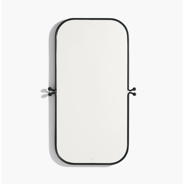 Outlet Ready To Hang Clasp Mirror - Black