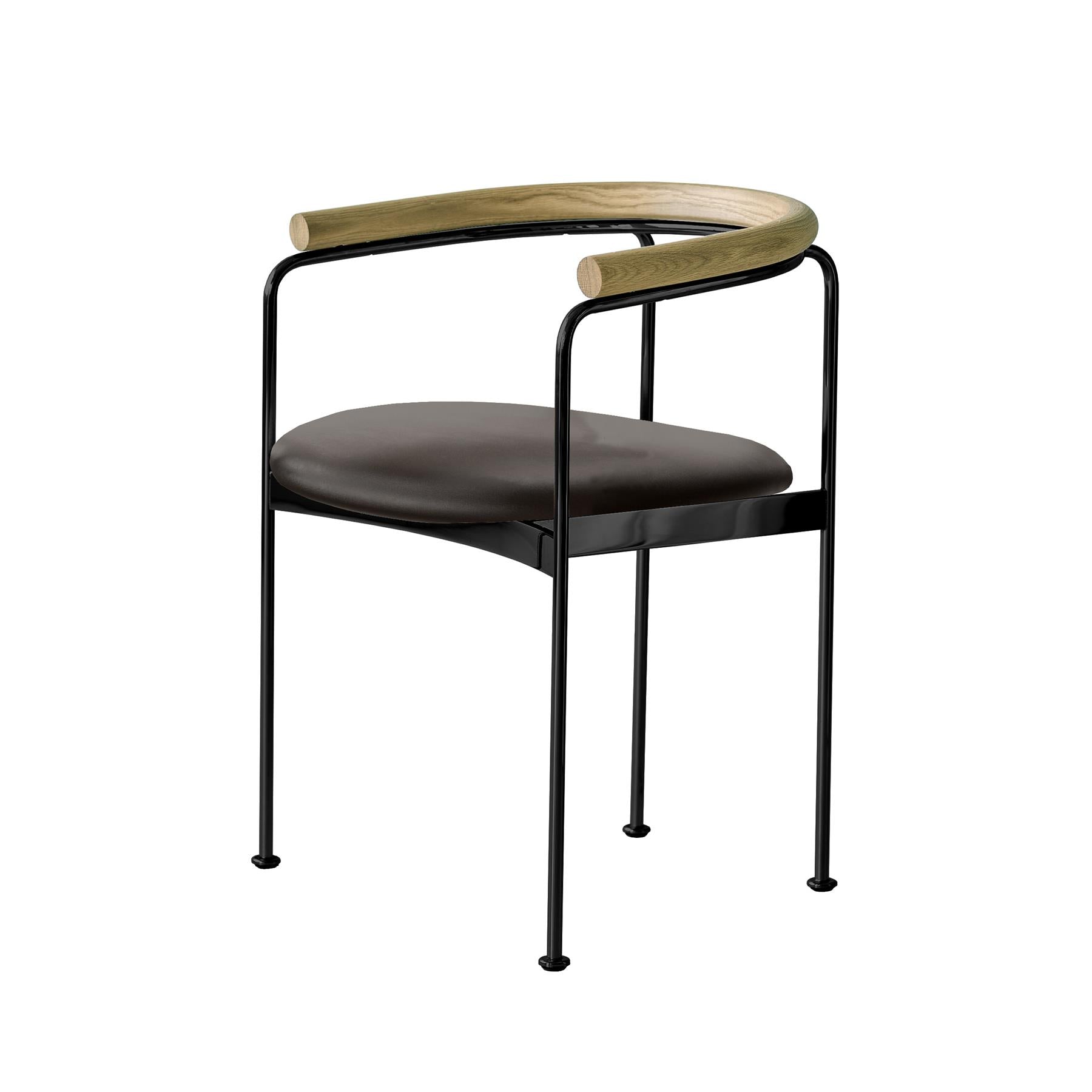 DK3 Baia Chair with Wooden Back