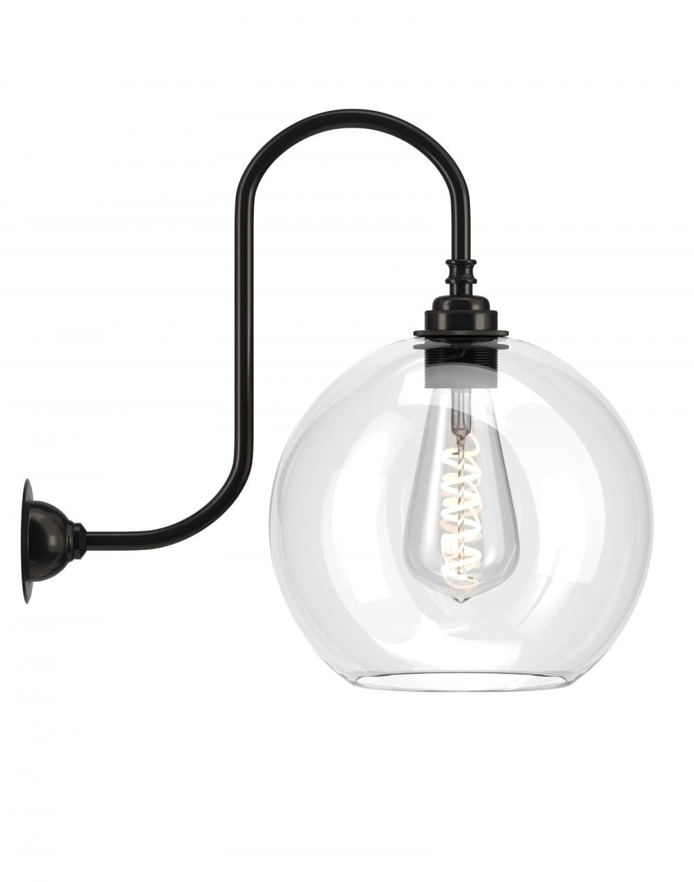 Fritz Fryer Hereford Swan Neck Bathroom Wall Light