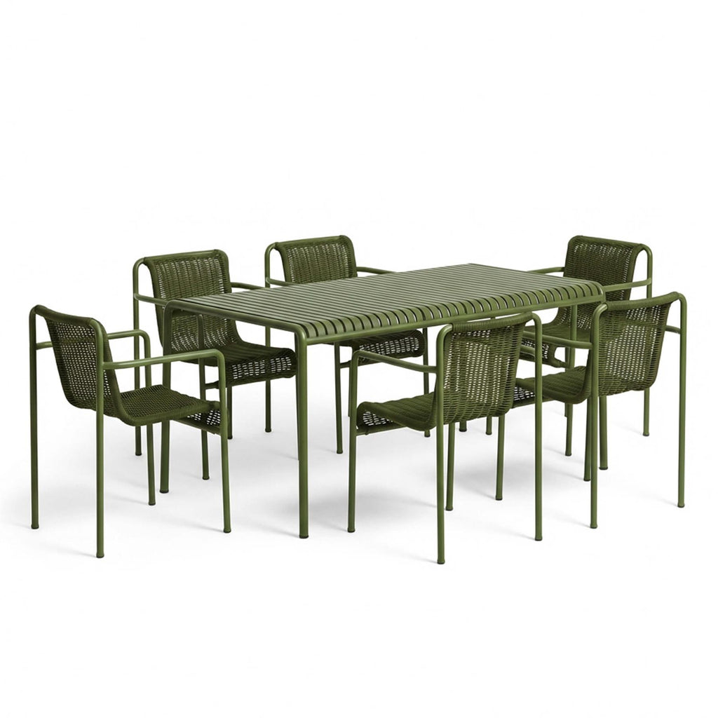 HAY Palissade Cord Garden Dining Set - Large - Curated by Holloways of Ludlow