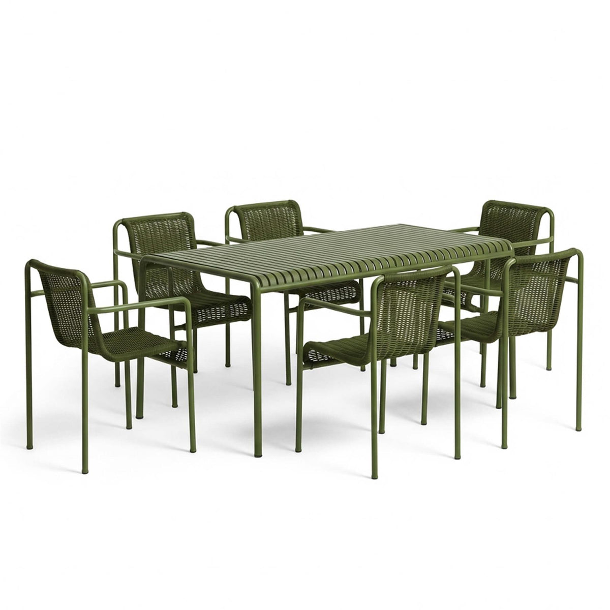 HAY Palissade Cord Garden Dining Set - Large - Curated by Holloways of Ludlow