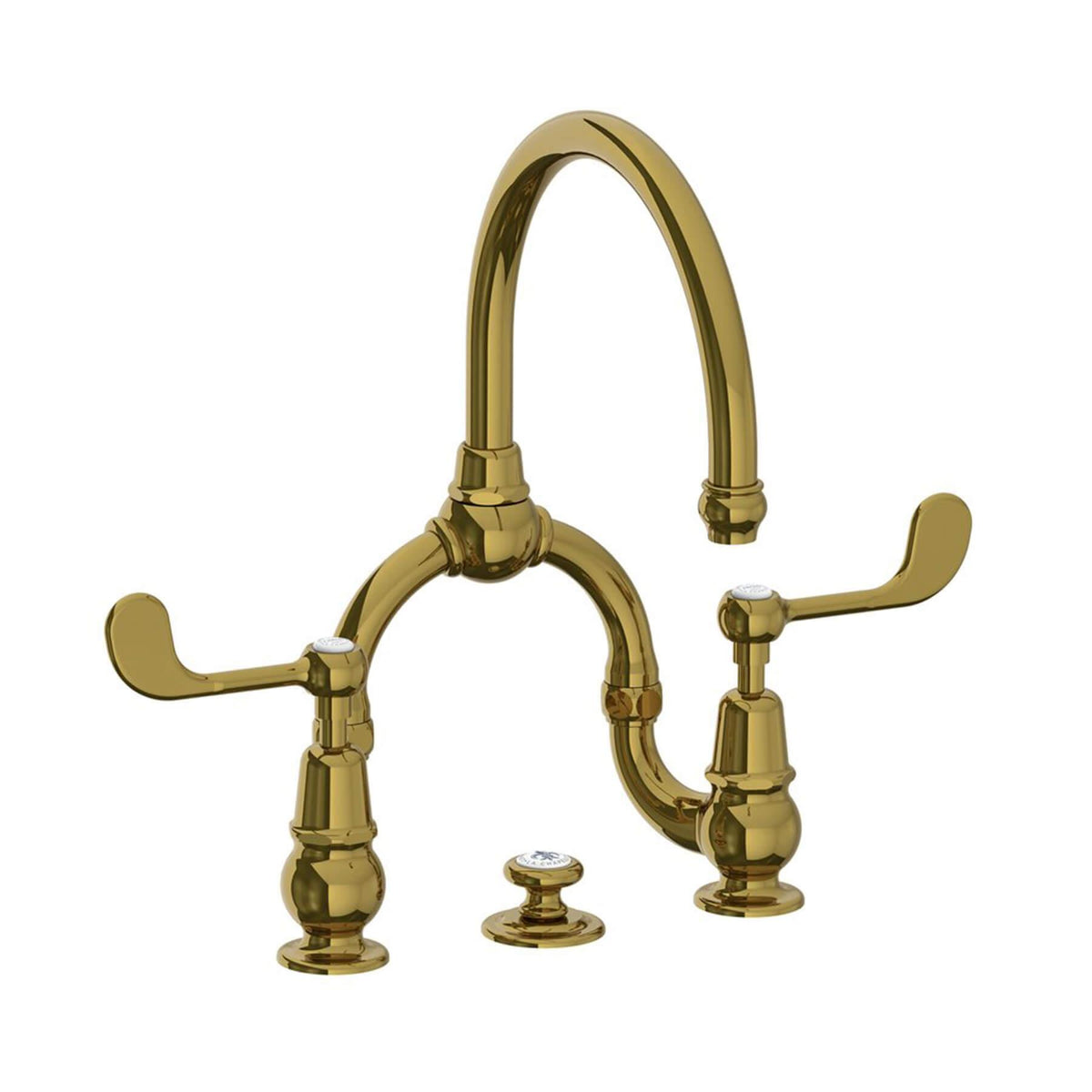 Lefroy Brooks La Chapelle Lever Basin Bridge Mixer FL9000