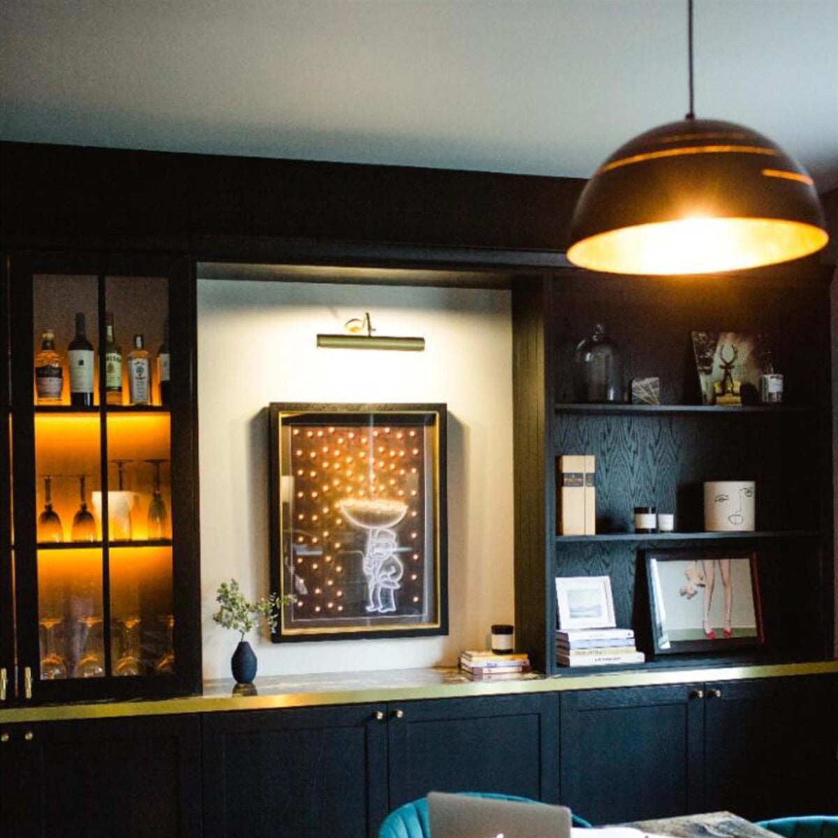 Mullan Lighting Elle Solid Brass Picture Light