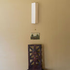 Shaded wall light