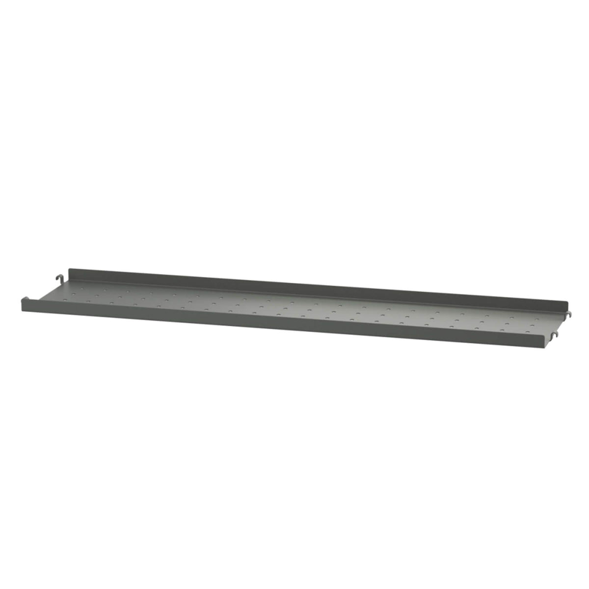String Furniture String Metal Shelf with Low Edge