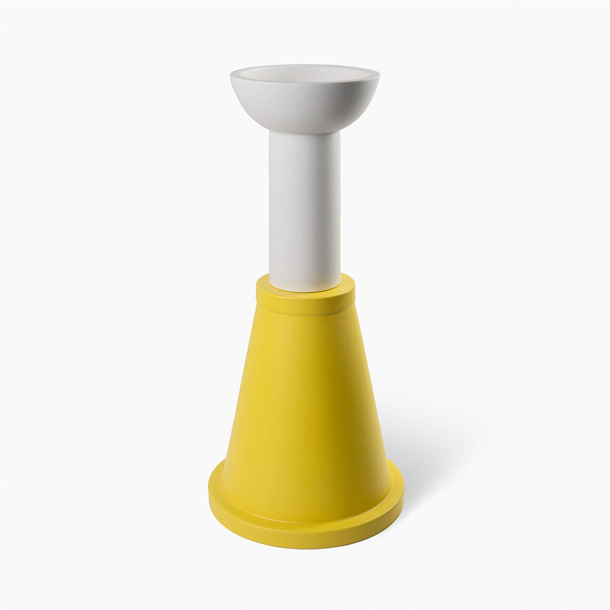 Bitossi Nathalie Du Pasquier - Bianco, Giallo Matt Sculpture
