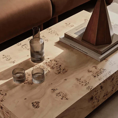 Ferm Living Ripple Low Glasses - Set of 4 & Carafe Gift Set