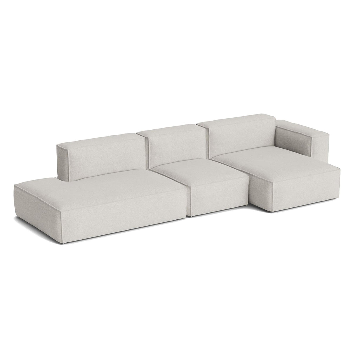 HAY Mags Soft 3+ Seater Sofa Low Armrest with Removable Cover Combination 4 Right