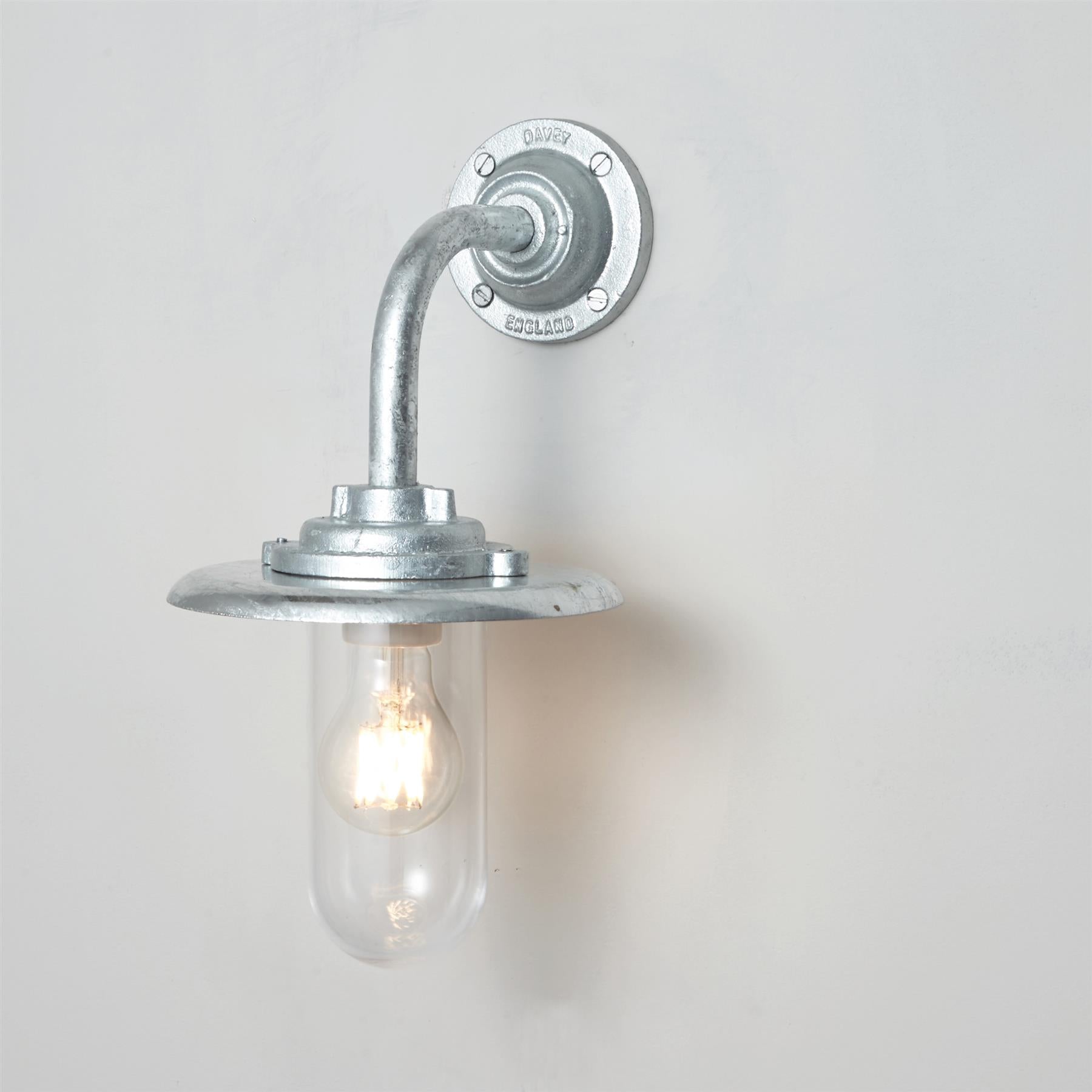 Davey Exterior Bracket Wall Light, Round 7677