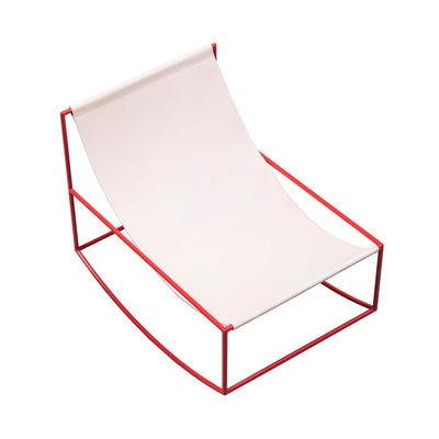 Valerie Objects Rocking Chair with Leather Seat