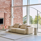 HAY Mags Soft 3+ Seater Sofa Low Armrest with Removable Cover Combination 1