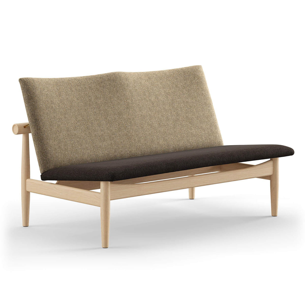 Finn Juhl The Japan 2 Seater Sofa in Clear Oiled Oak