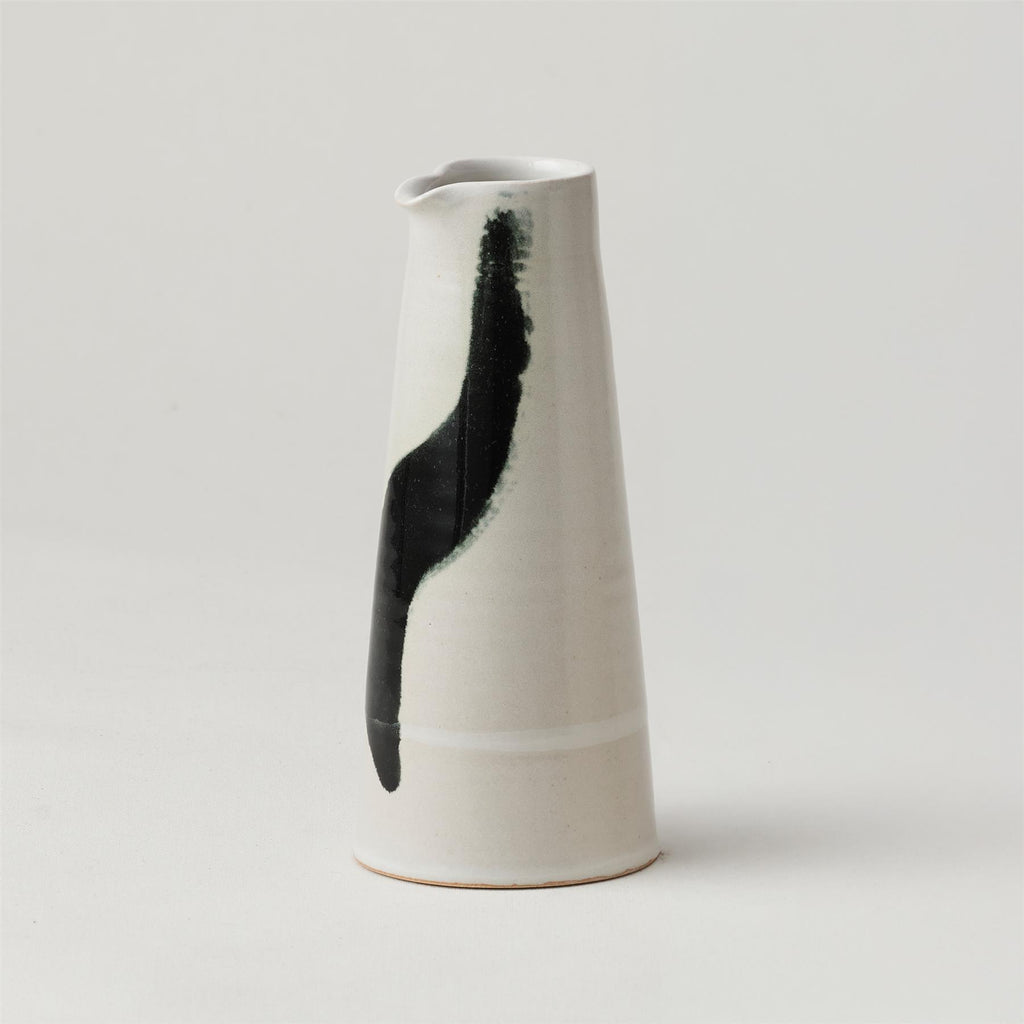 Kitty Ward Ceramic Jug / Vase, Black on White : Holloways of Ludlow 40th Birthday Limited Edition