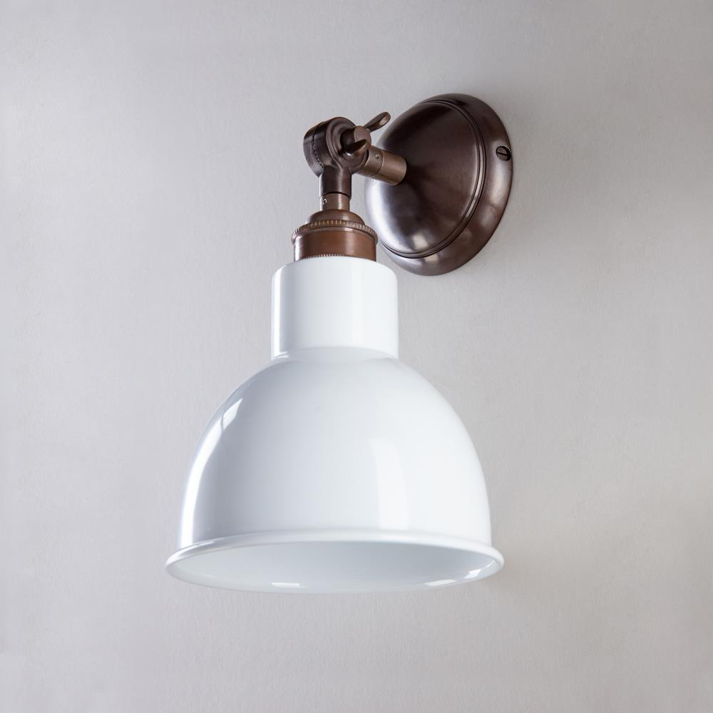Outlet Old School Electric Churchill Wall Light, Short Arm