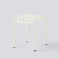 Outlet HAY Palissade Garden Furniture Short Stool - Cream White