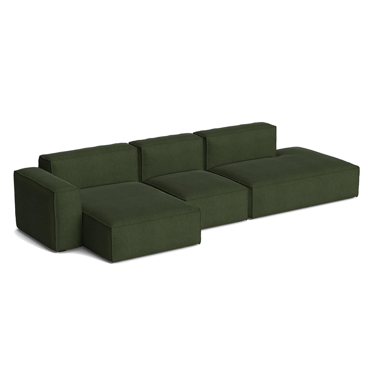 HAY Mags Soft 3+ Seater Sofa Low Armrest with Removable Cover Combination 4 Left
