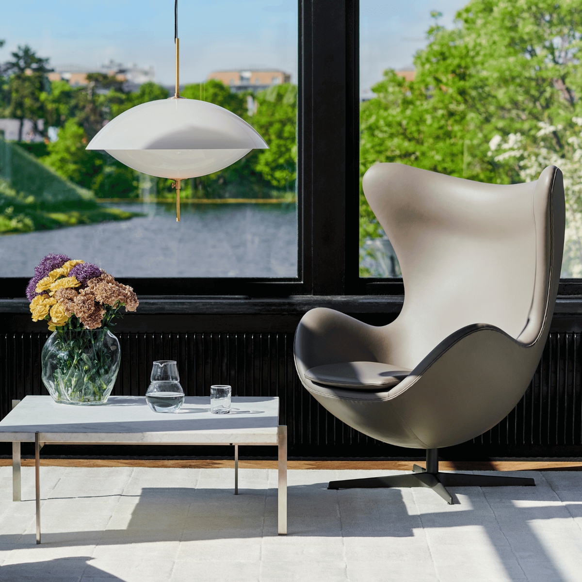 Fritz Hansen Clam Pendant Light