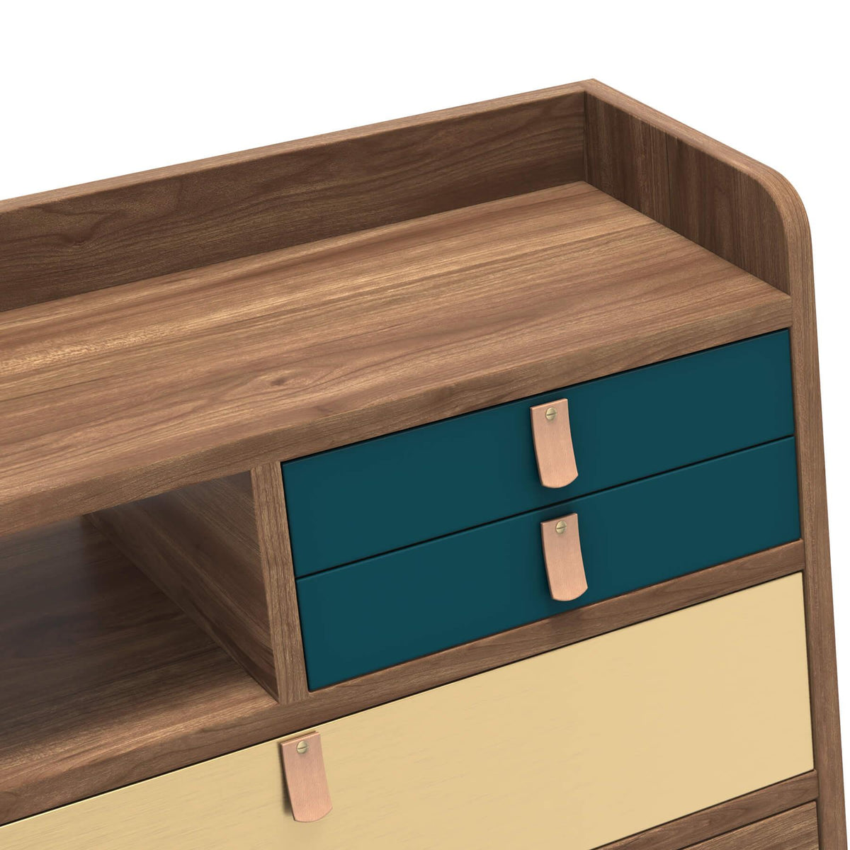 Harto Gaston Walnut Floating Wall Desk