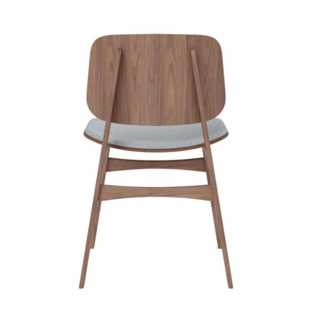Fredericia Soborg Wood Base Chair with Upholstered Seat