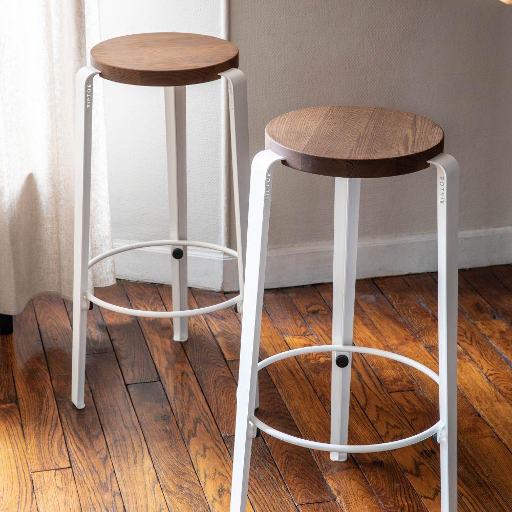 TIPTOE BIG LOU Stool - Wooden Seat