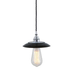Mullan Lighting Reznor Industrial Minimalist Brass Pendant Light