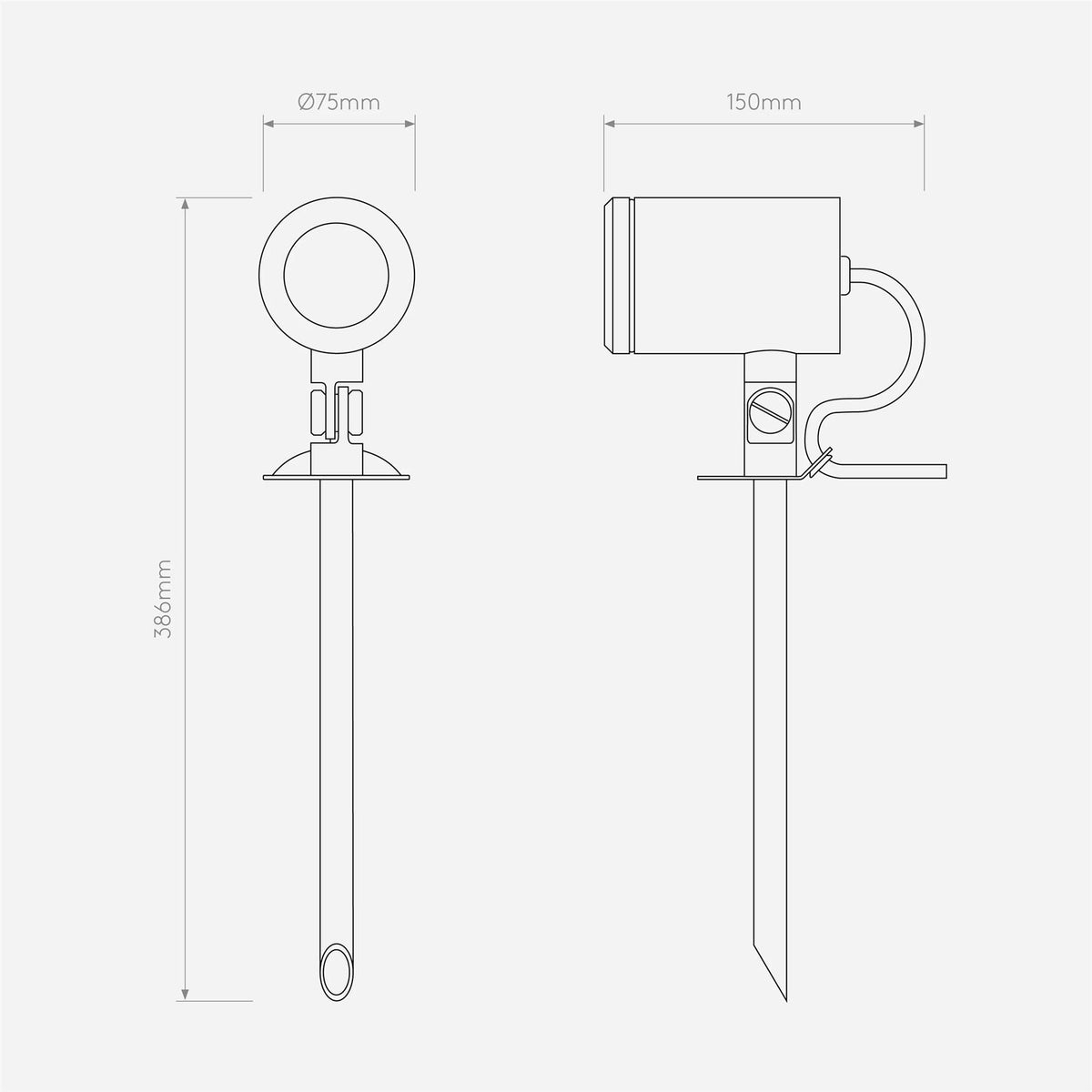 Astro Lighting Jura Spike IP65 Outdoor Spotlight