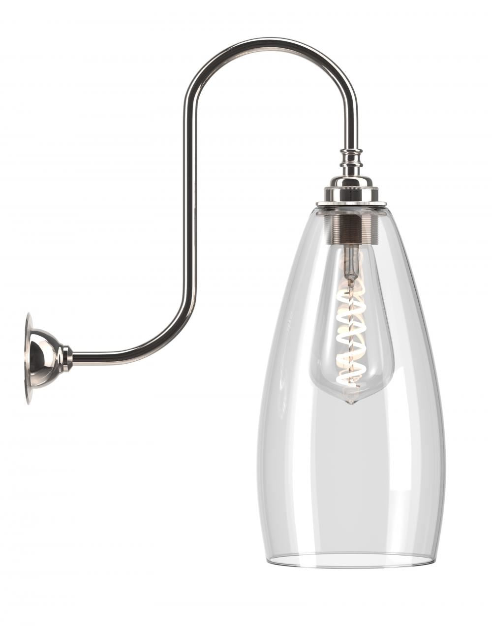 Fritz Fryer Upton Swan Neck Bathroom Wall Light