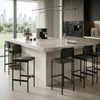 Fredericia Plan Bar Stool with Upholstered Seat