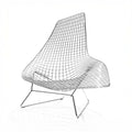 Knoll Bertoia Asymmetric Chaise