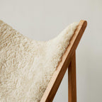 Audo Copenhagen Knitting Lounge Chair Sheepskin Edition