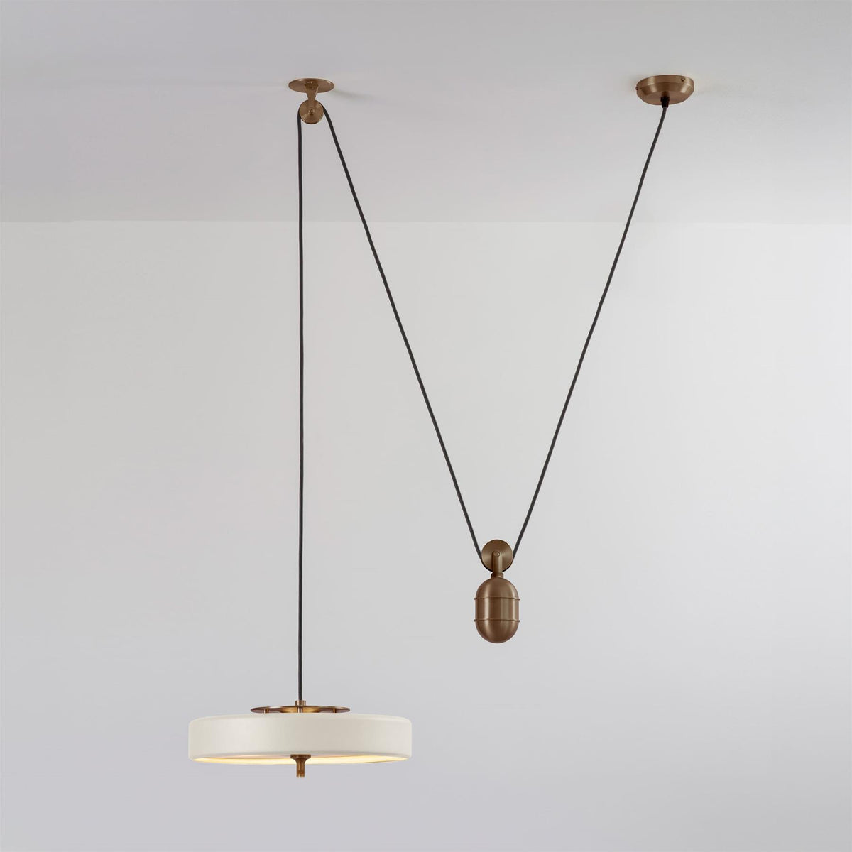 Bert Frank Revolve Rise And Fall Pendant Light