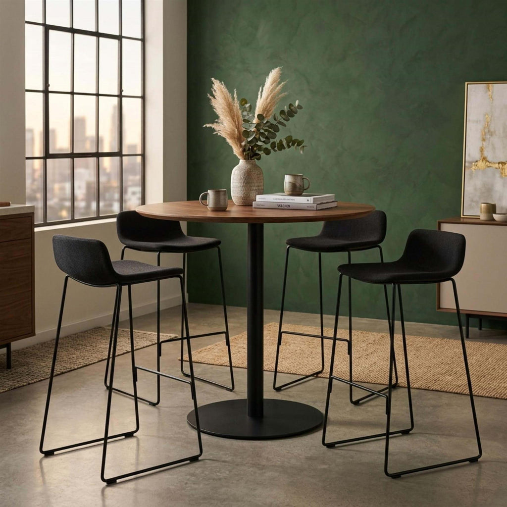 Fredericia Pato Sledge Bar Stool, Fully Upholstered