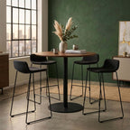 Fredericia Pato Sledge Bar Stool, Fully Upholstered