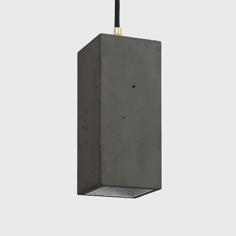 Concrete drop pendant