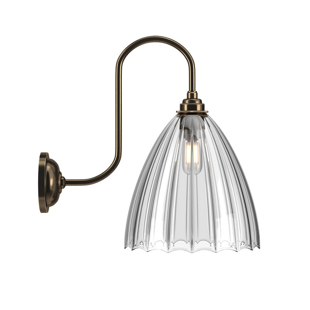 Fritz Fryer Ledbury Swan Neck Bathroom Wall Light