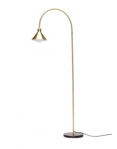 Hubsch Pipe Floor Lamp - Brass