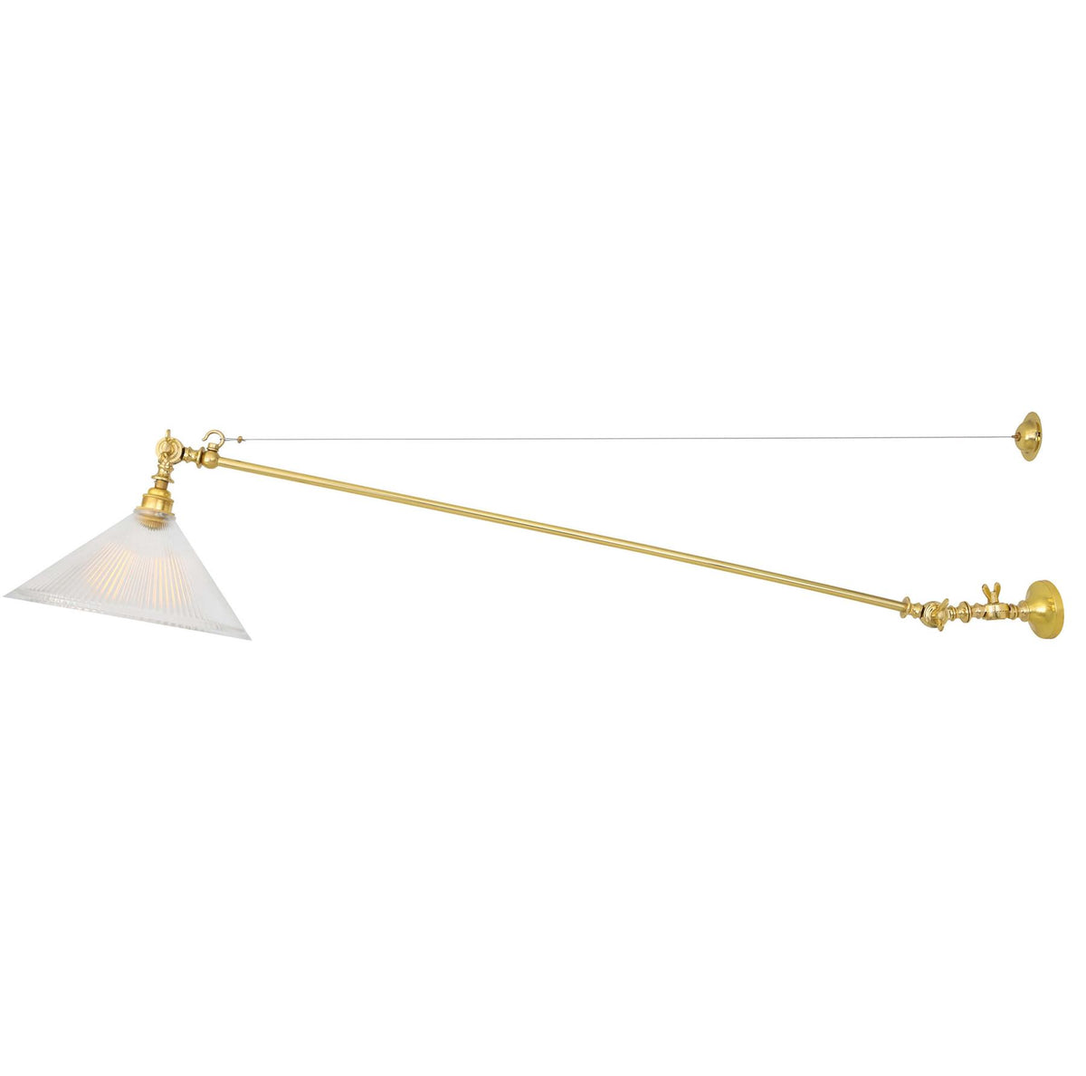 Mullan Lighting Nyx Prismatic Glass Adjustable Wall Light