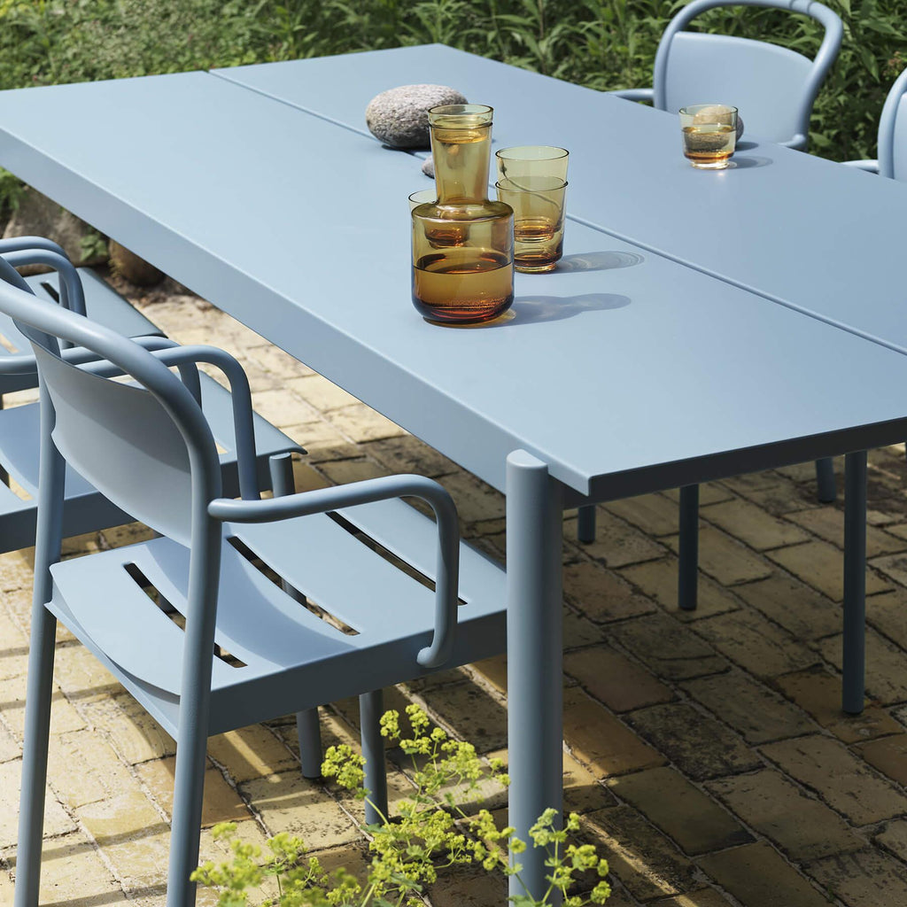 Muuto Linear Steel Side Garden Armchair
