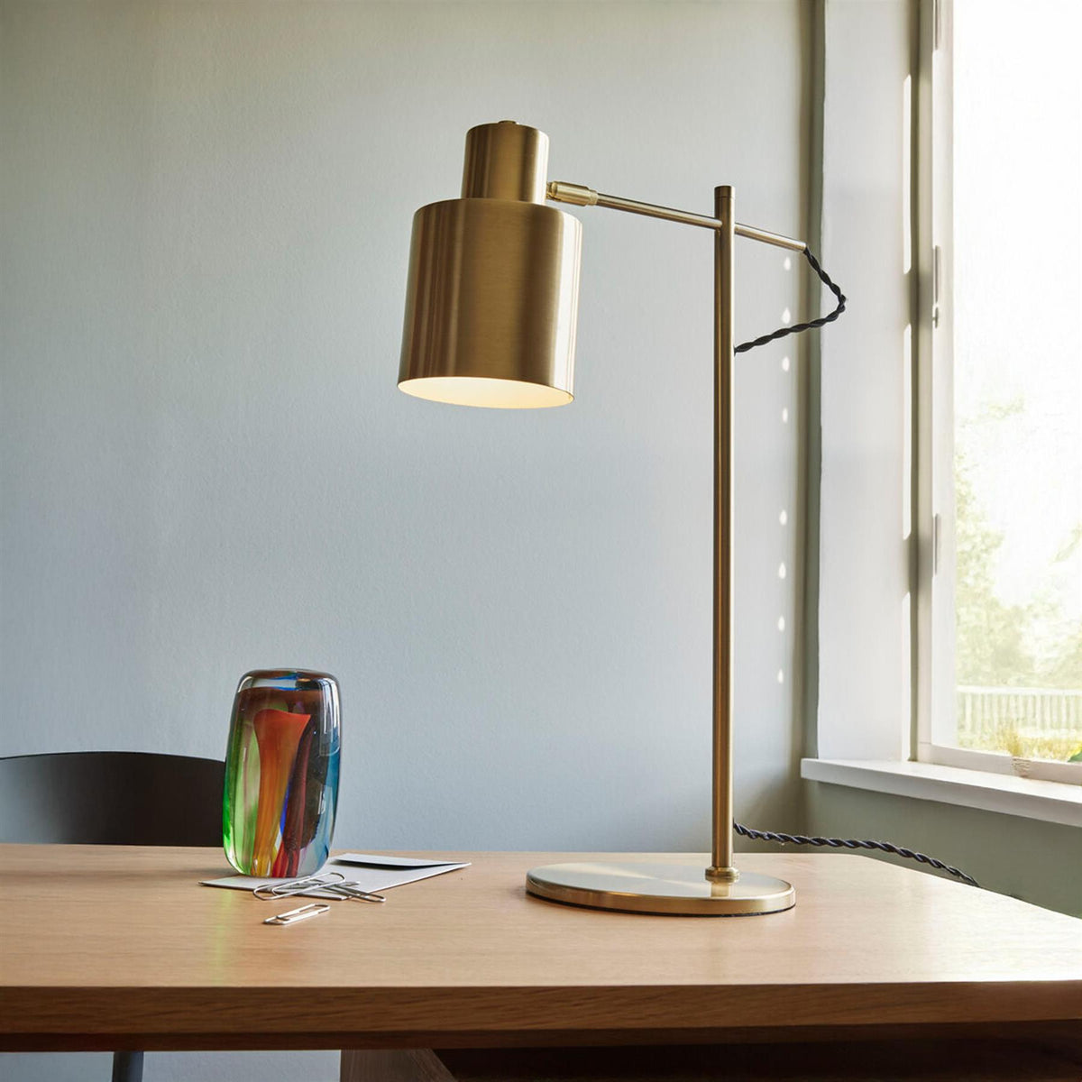 Outlet Hubsch Downton Angled Table Lamp