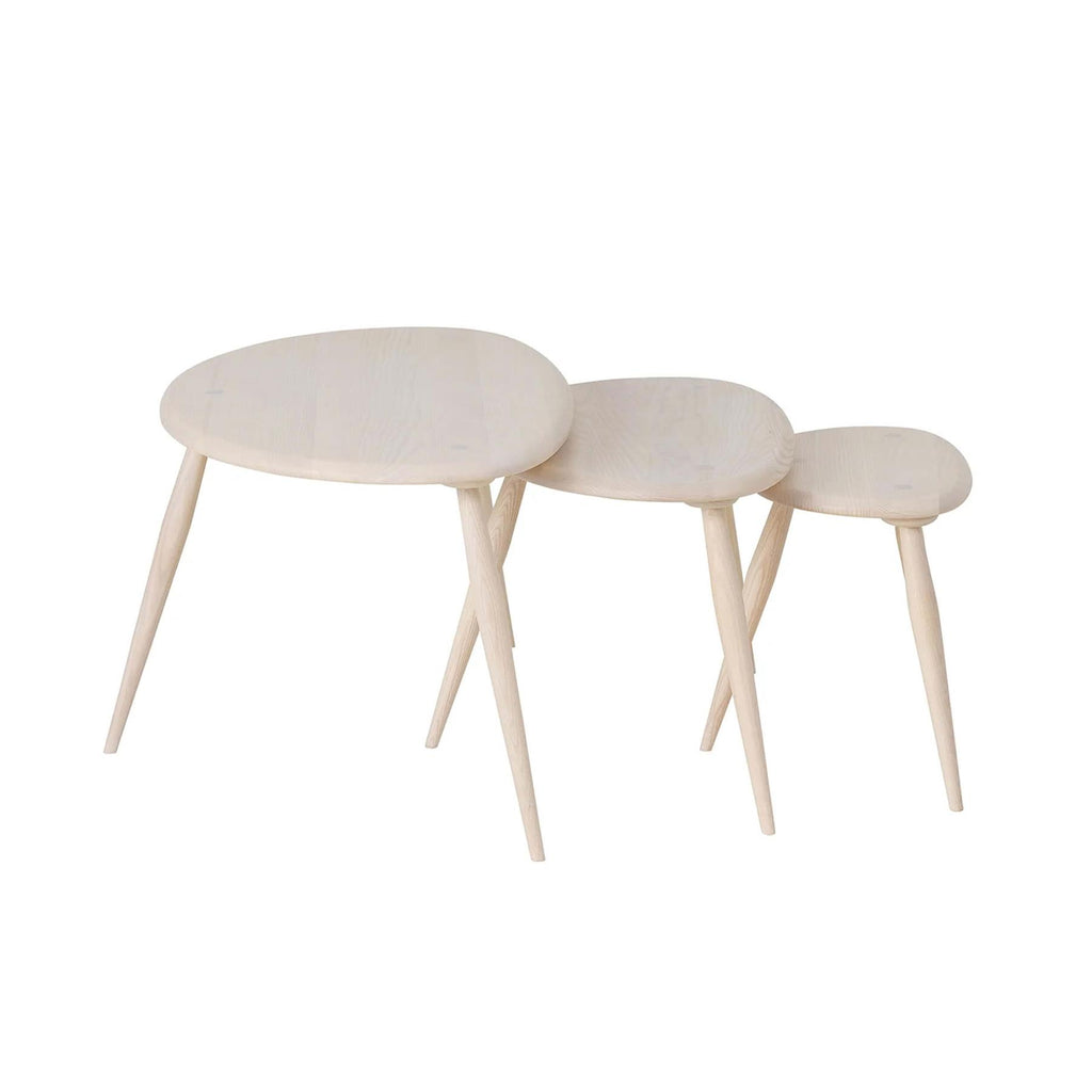 Ercol Pebble Nest of Tables