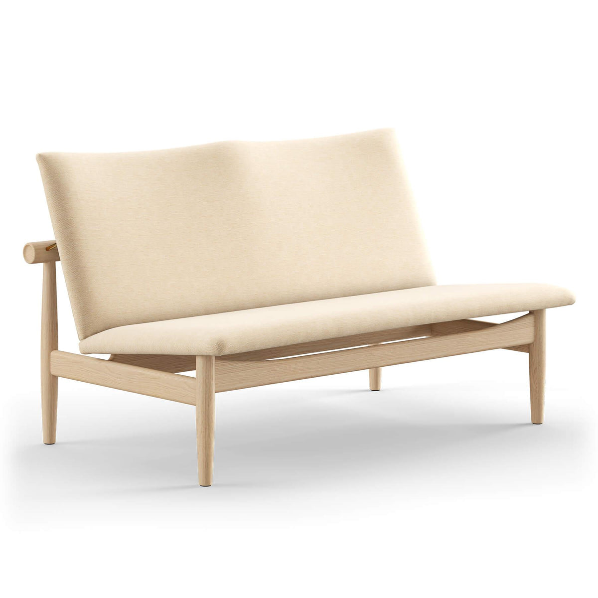 Finn Juhl The Japan 2 Seater Sofa in Clear Oiled Oak