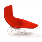 Knoll Bertoia Asymmetric Chaise Fully Upholstered